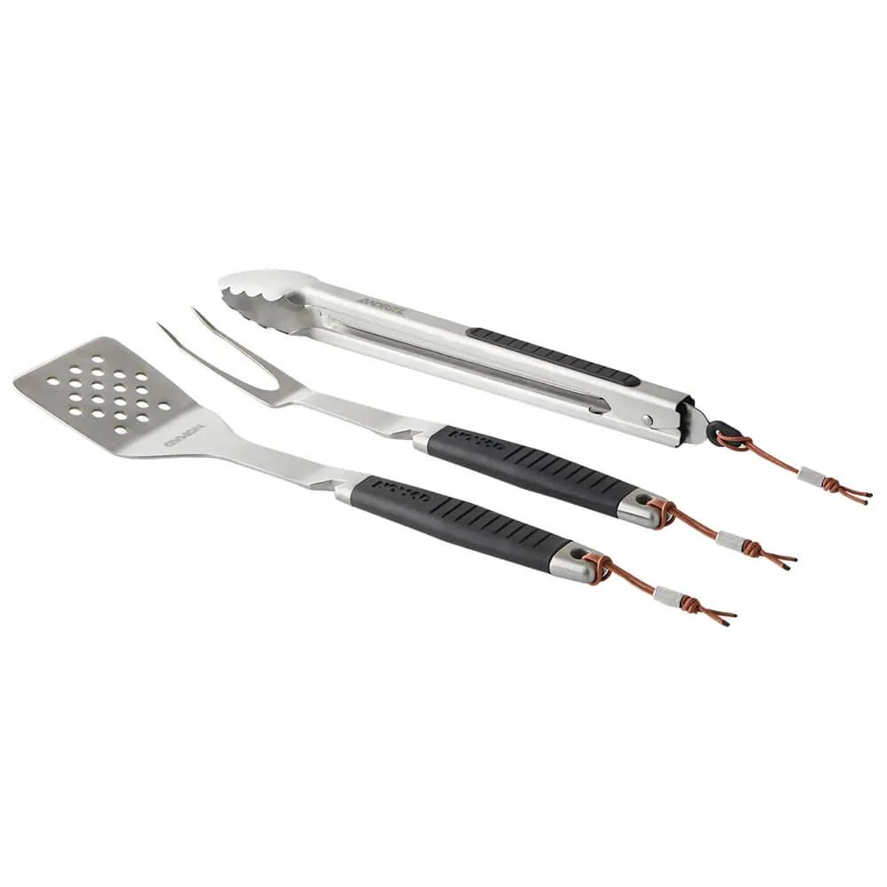 BBQ Tool Set Professional Stainless Steel - 3 Piece
