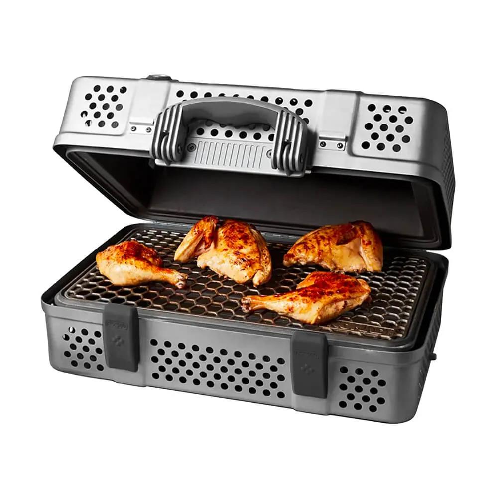Portable Grill Charcoal Smoker Carrying Case - 425 sq in - product view 2