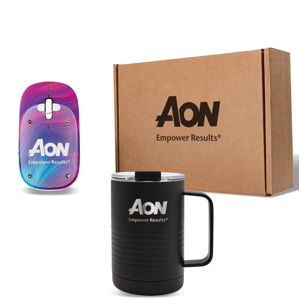 Employee Gift Set Mug and Wireless Mouse Bundle