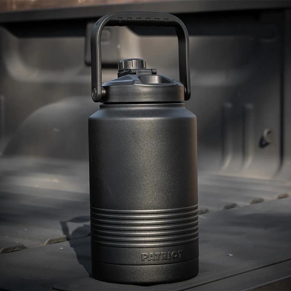 Insulated Stainless Steel Water Jug - 128 oz - product view 4