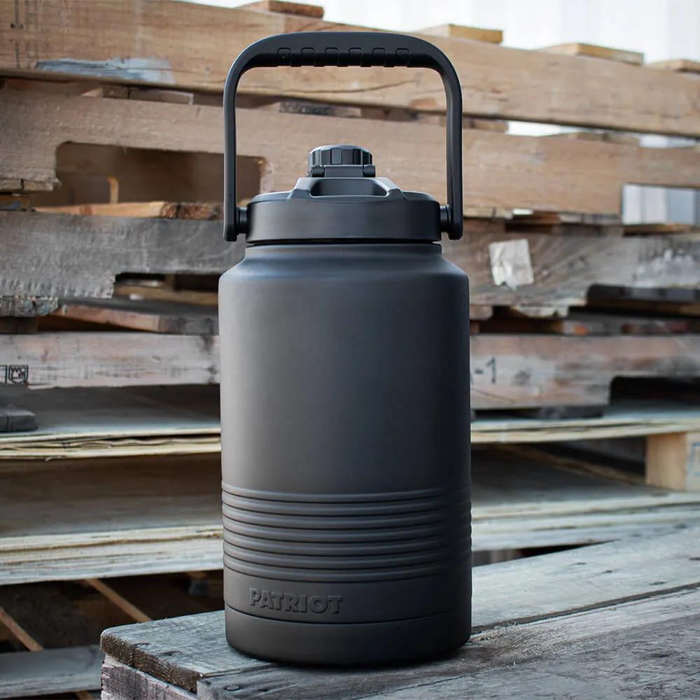 Insulated Stainless Steel Water Jug - 128 oz - product view 6