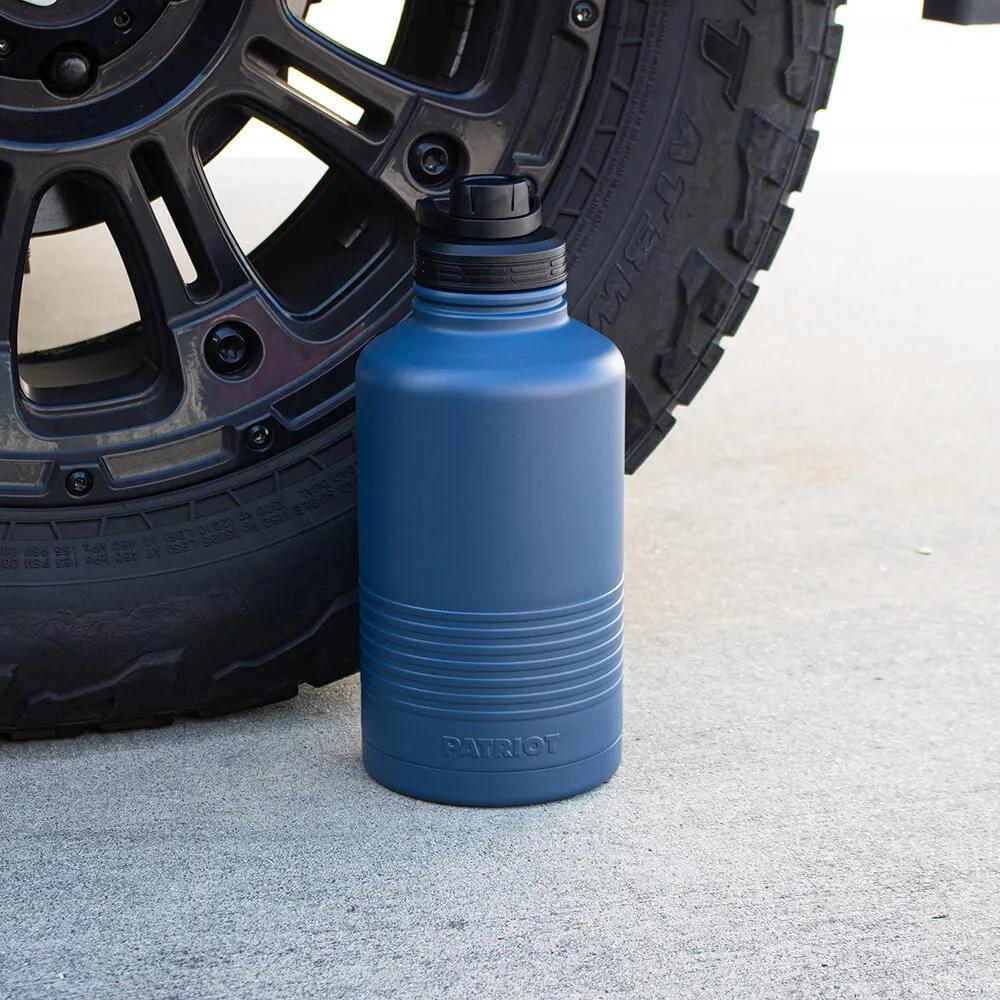 Insulated Stainless Steel Water Jug with Handle - 64 oz - product view 10