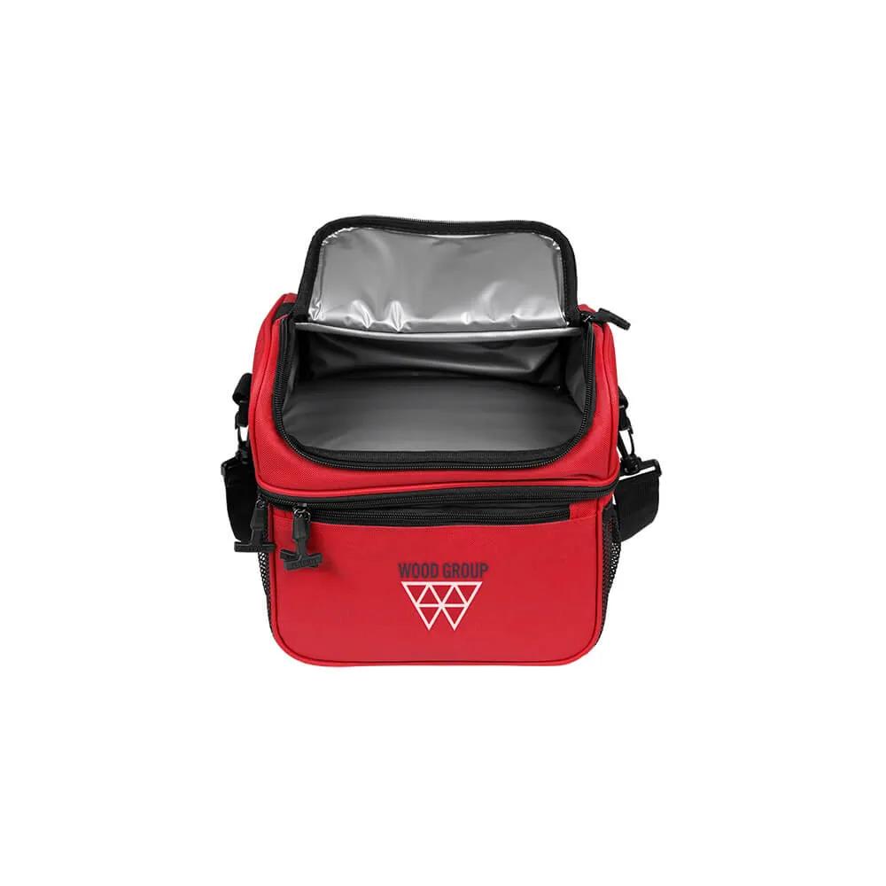 Insulated Lunch Cooler with Dual Compartments - 15 Can - product view 15