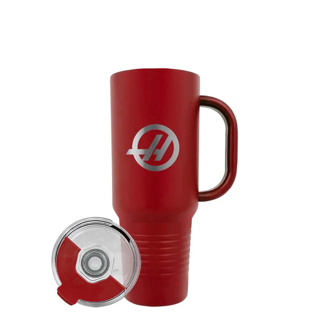 Insulated Tumbler with Handle and Built-In Straw - 40 oz - product view 28