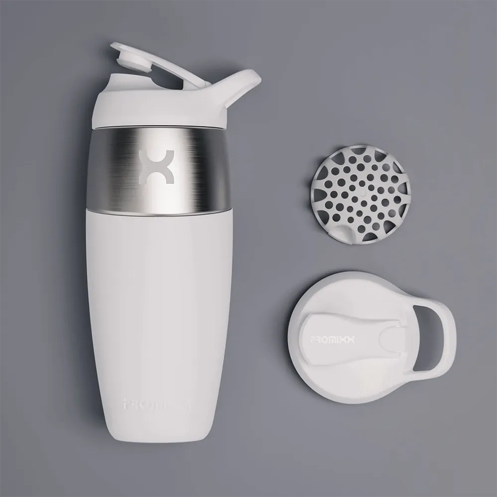 Insulated Stainless Steel Shaker with Silicone Sleeve - 32 oz - product view 20