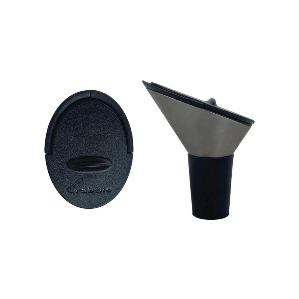 Wine Pourer Stopper with Sliding Mechanism - 2.5 in - product view 6