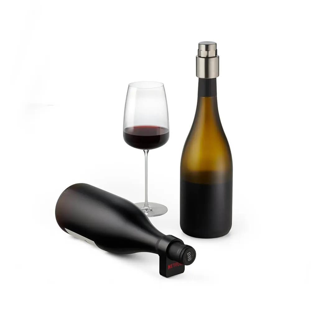 Stainless Steel Wine Bottle Stopper Stand - 2.5 in - product view 8