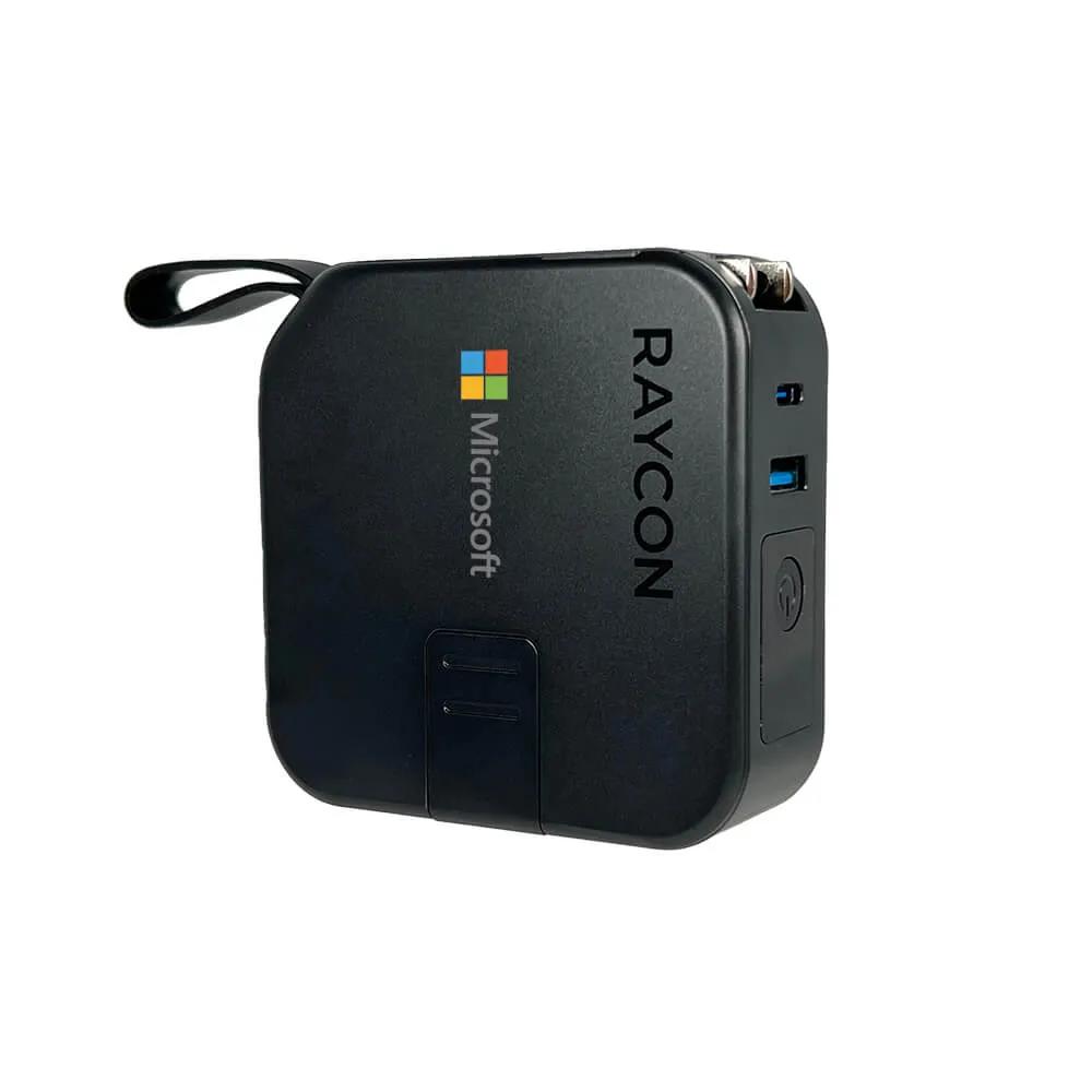 5-in-1 Magnetic Power Bank with Built-in Cables - 10,000 mAh - product view 2