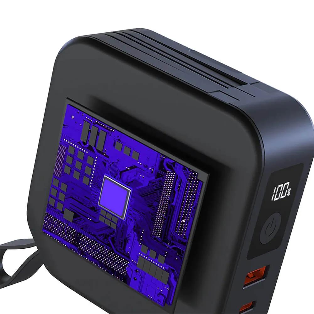 5-in-1 Magnetic Power Bank with Built-in Cables - 10,000 mAh - product view 5