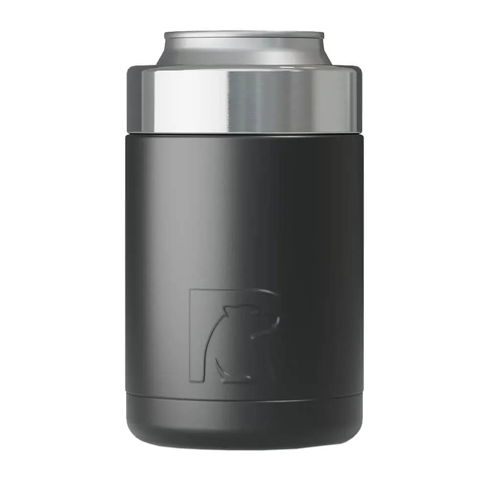 Stainless Steel Can Cooler with No-Sweat Exterior - 12 oz - product view 3