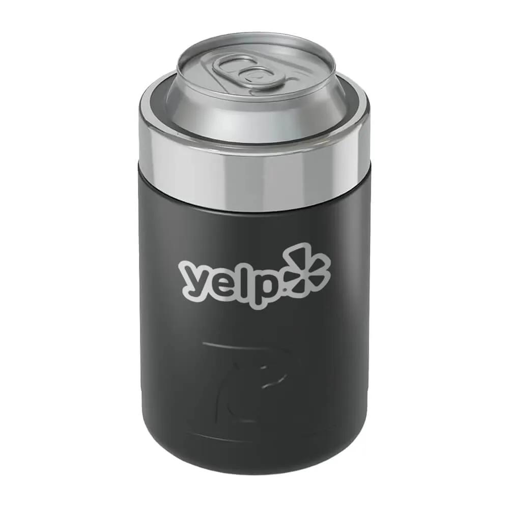 Stainless Steel Can Cooler with No-Sweat Exterior - 12 oz - product view 4