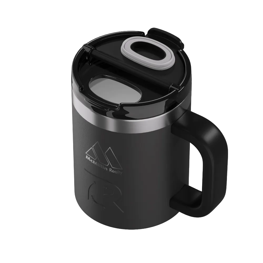Ceramic-Lined Coffee Mug with Leak-Resistant Lid - product view 6