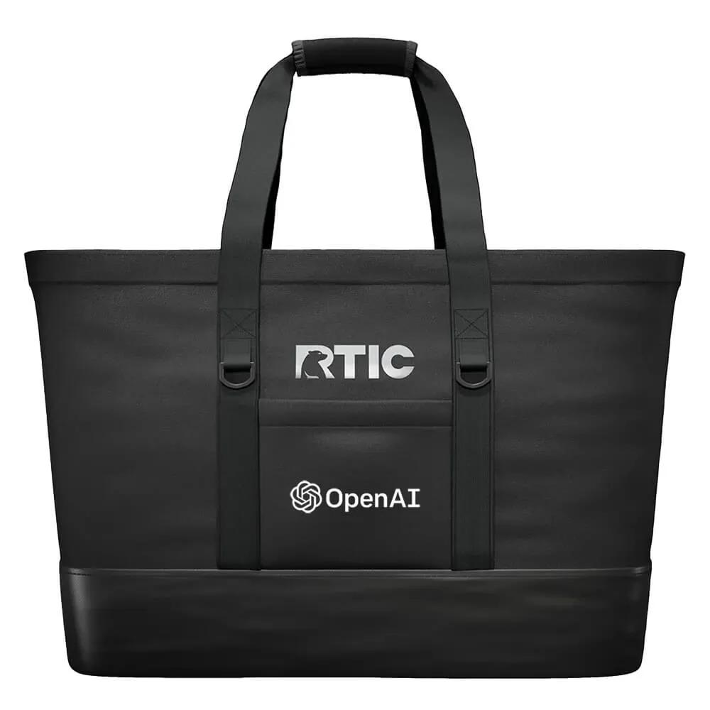 Insulated Tote Bag with Waterproof Base - 18 x 15 in