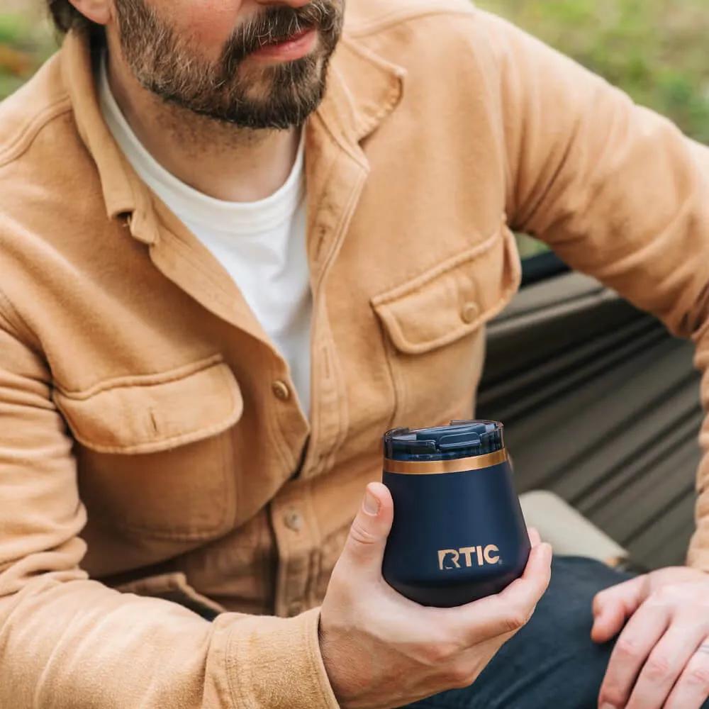 Lowball Tumbler with Soft-Touch Exterior - 10 oz - product view 4