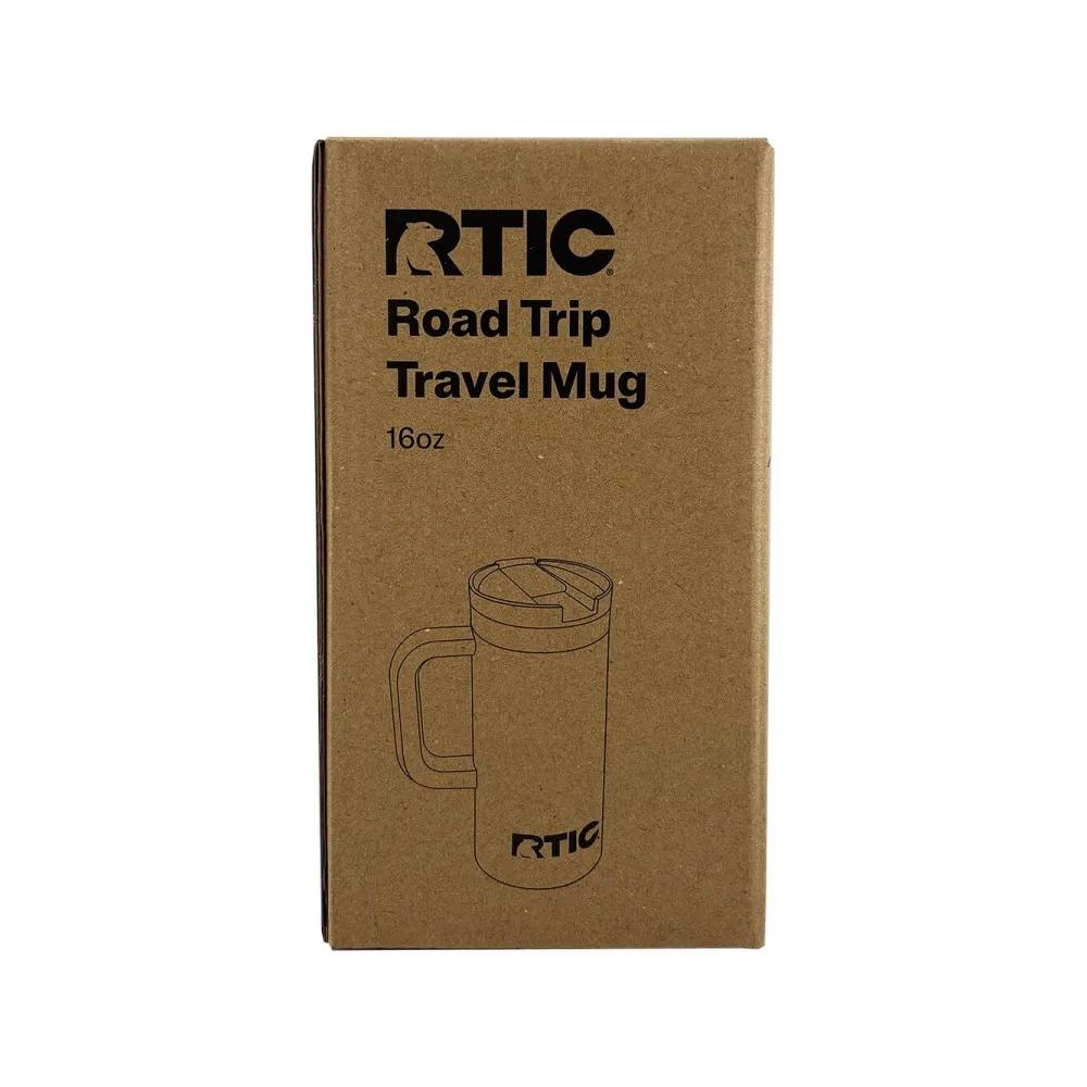 Travel Mug with Ceramic Lining and Silicone Base - 16 oz - product view 3