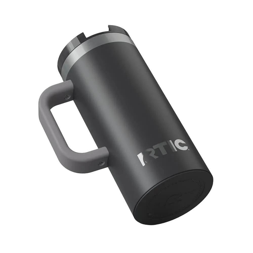 Travel Mug with Ceramic Lining and Silicone Base - 16 oz - product view 12