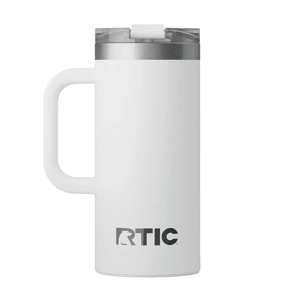 Travel Mug with Ceramic Lining and Silicone Base - 16 oz - product view 16