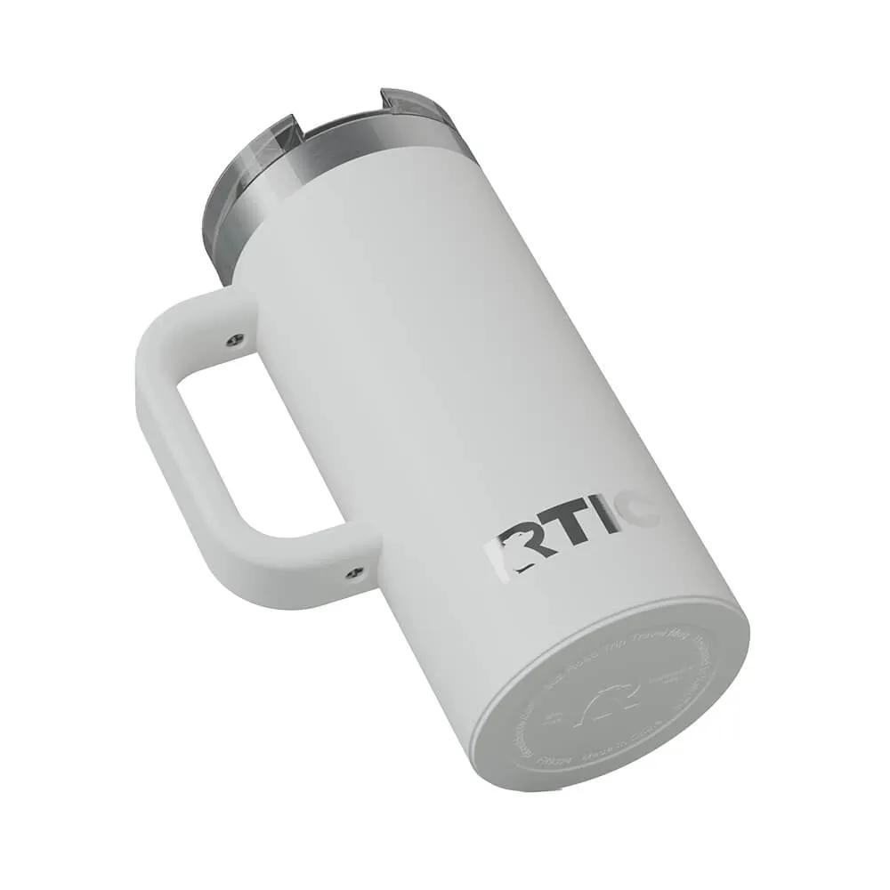 Travel Mug with Ceramic Lining and Silicone Base - 16 oz - product view 18