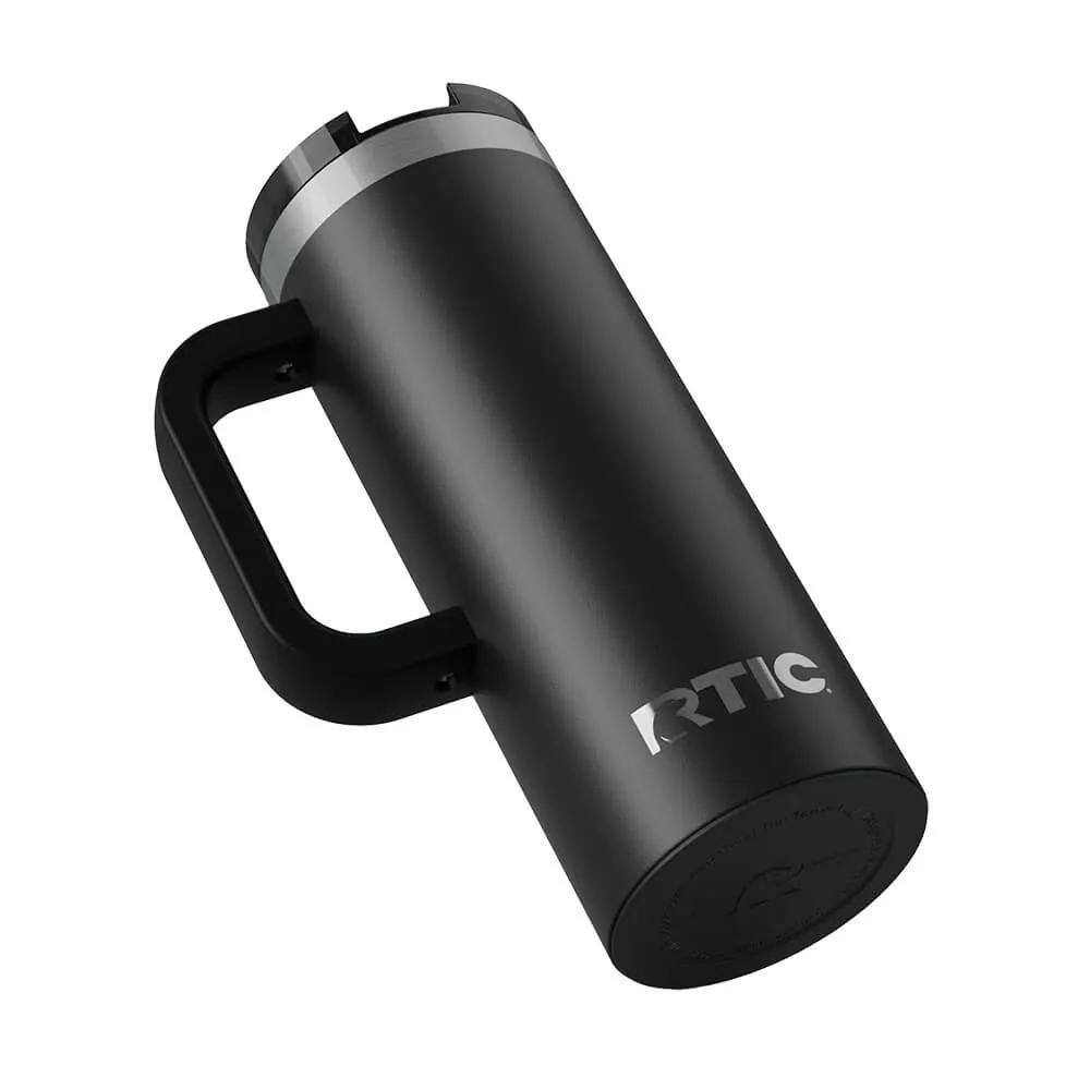 Travel Mug with Ceramic Lining and Silicone Base - 20 oz - product view 6