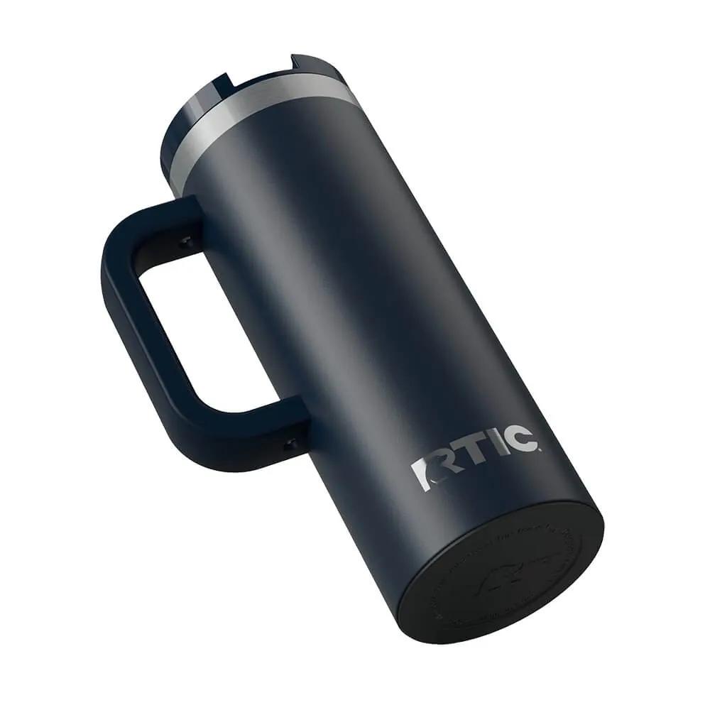Travel Mug with Ceramic Lining and Silicone Base - 20 oz - product view 12