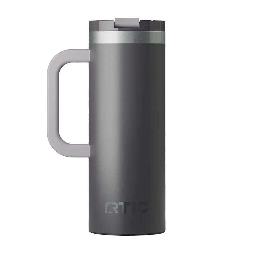 Travel Mug with Ceramic Lining and Silicone Base - 20 oz - product view 16
