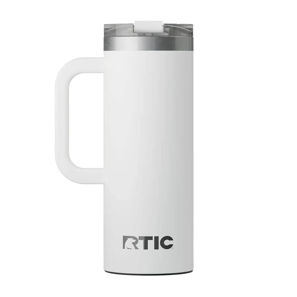 Travel Mug with Ceramic Lining and Silicone Base - 20 oz - product view 22