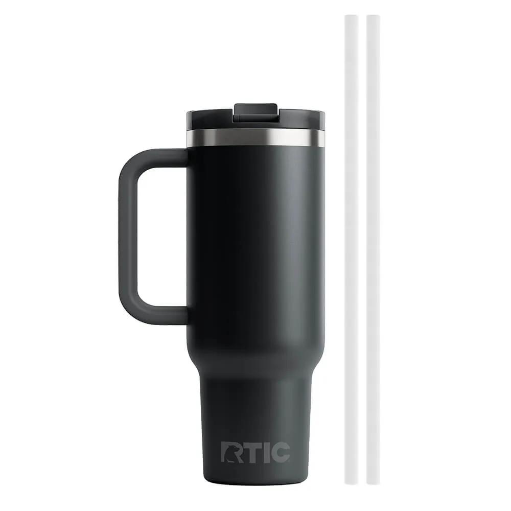 Tumbler with Handle and 3-in-1 Lid - 40 oz - product view 4