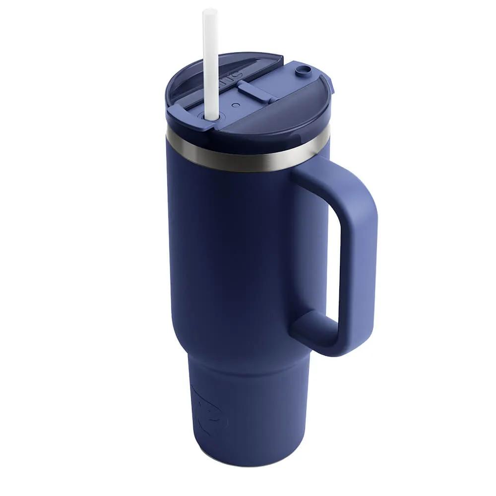Tumbler with Handle and 3-in-1 Lid - 40 oz - product view 12