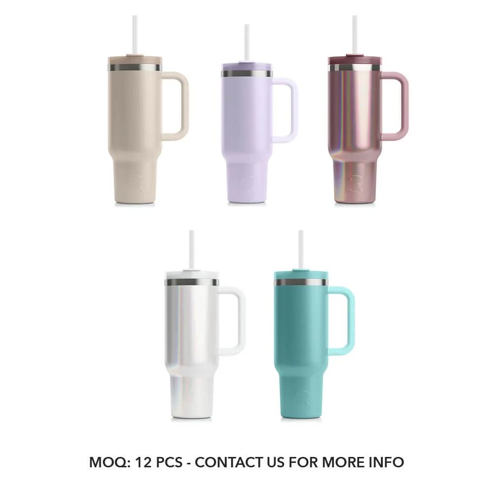 Tumbler with Handle and 3-in-1 Lid - 40 oz - product view 14