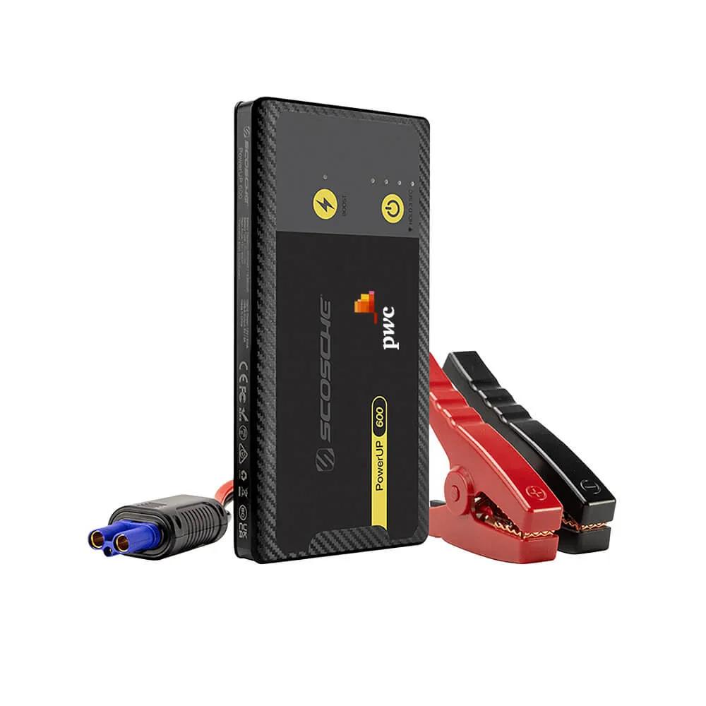 Portable Car Jump Starter with Power Bank - 600 Peak Amps