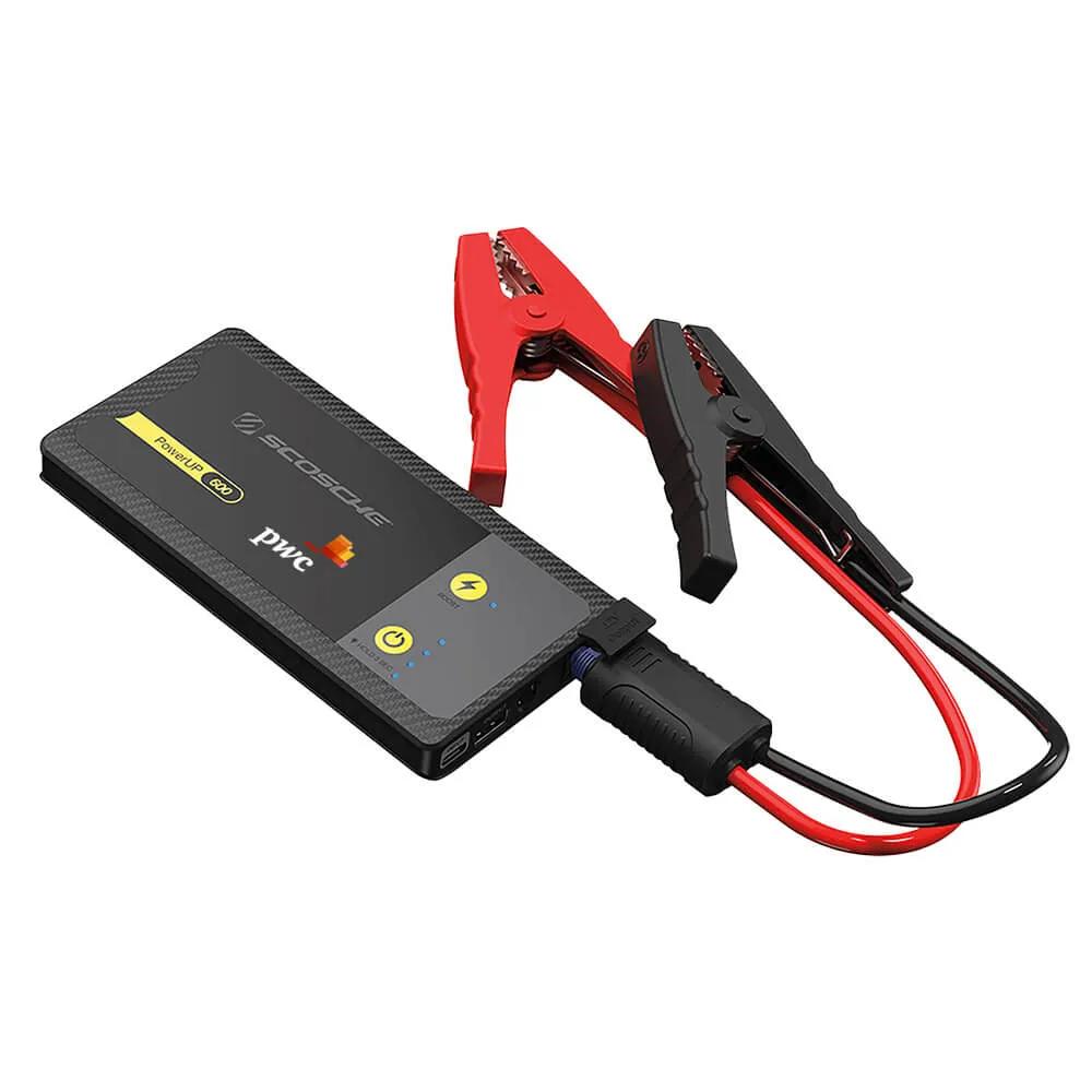 Portable Car Jump Starter with Power Bank - 600 Peak Amps - product view 2