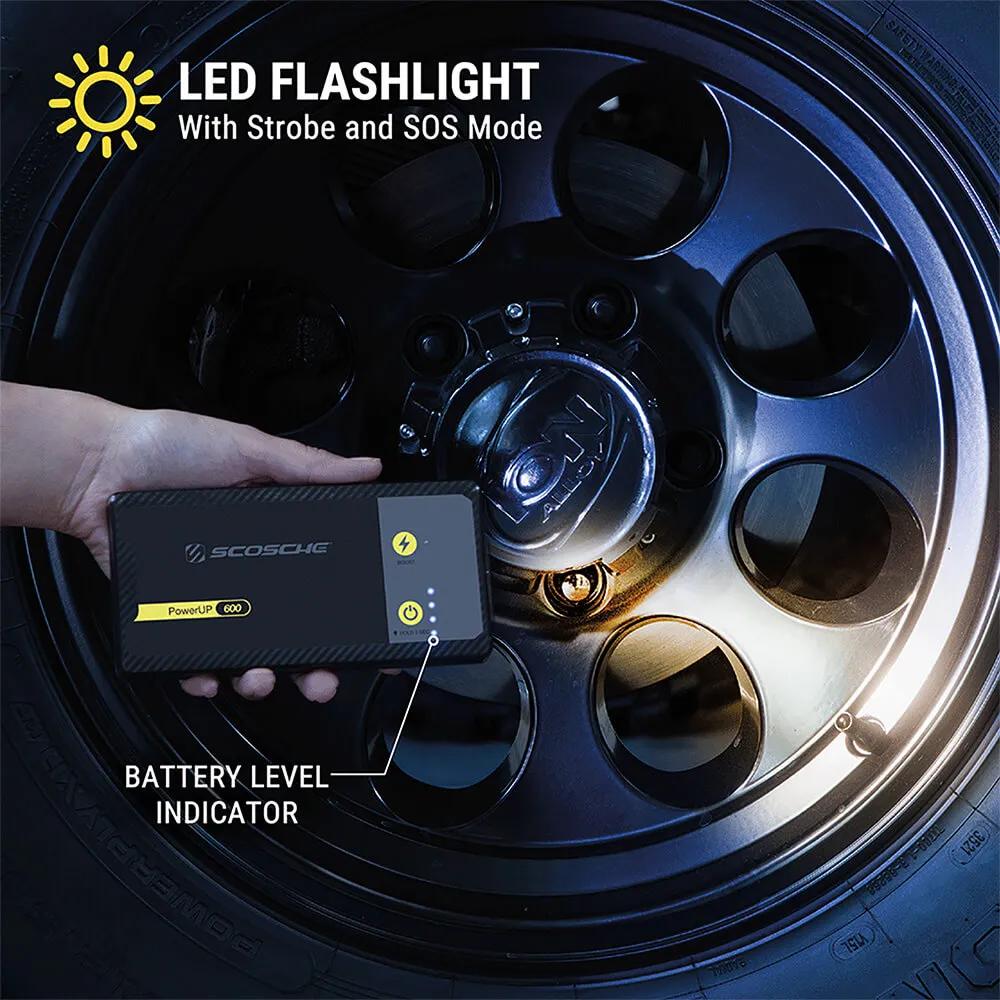 Portable Car Jump Starter with Power Bank - 600 Peak Amps - product view 6