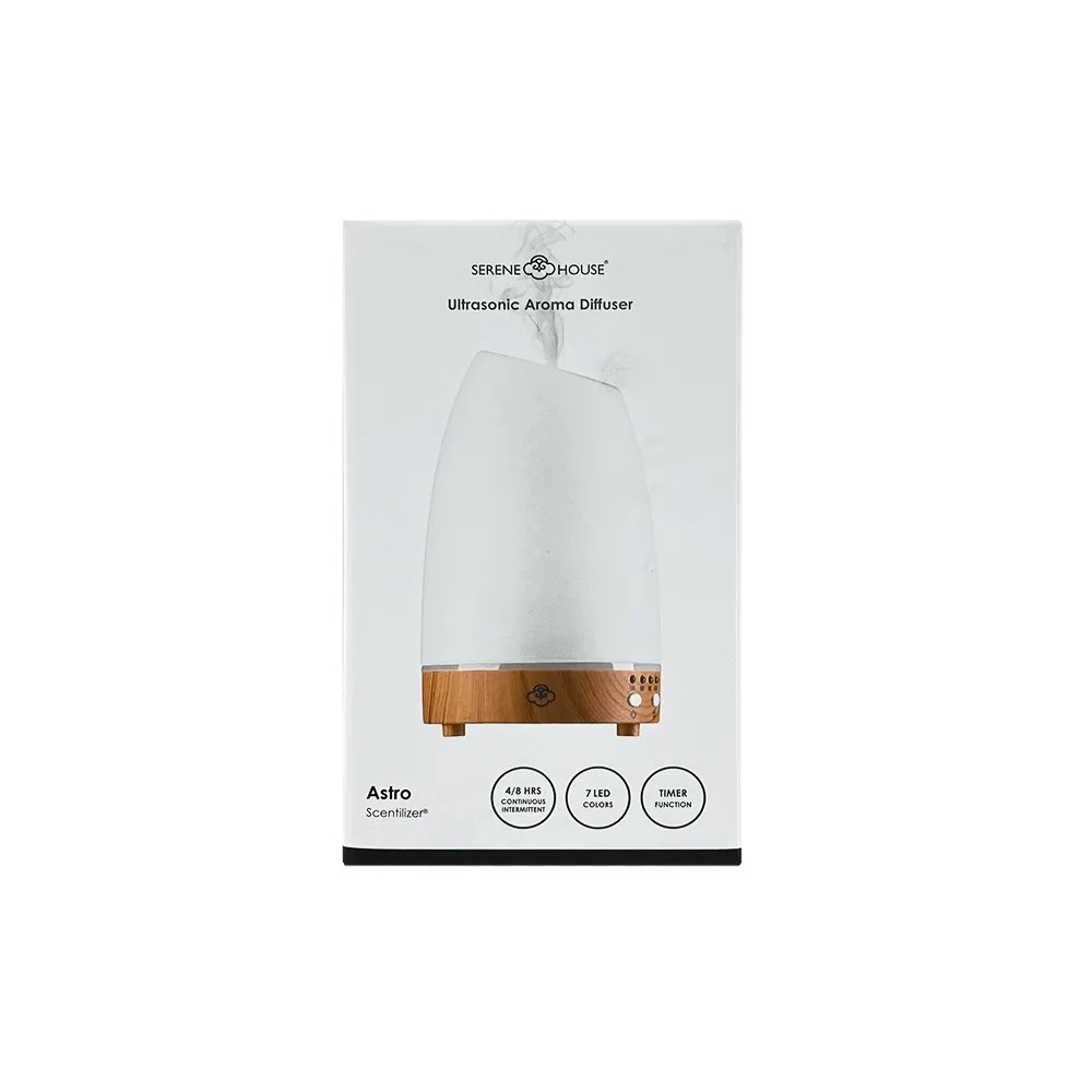 Glass Ultrasonic Aroma Diffuser with LED Lights - 90 ml - product view 3