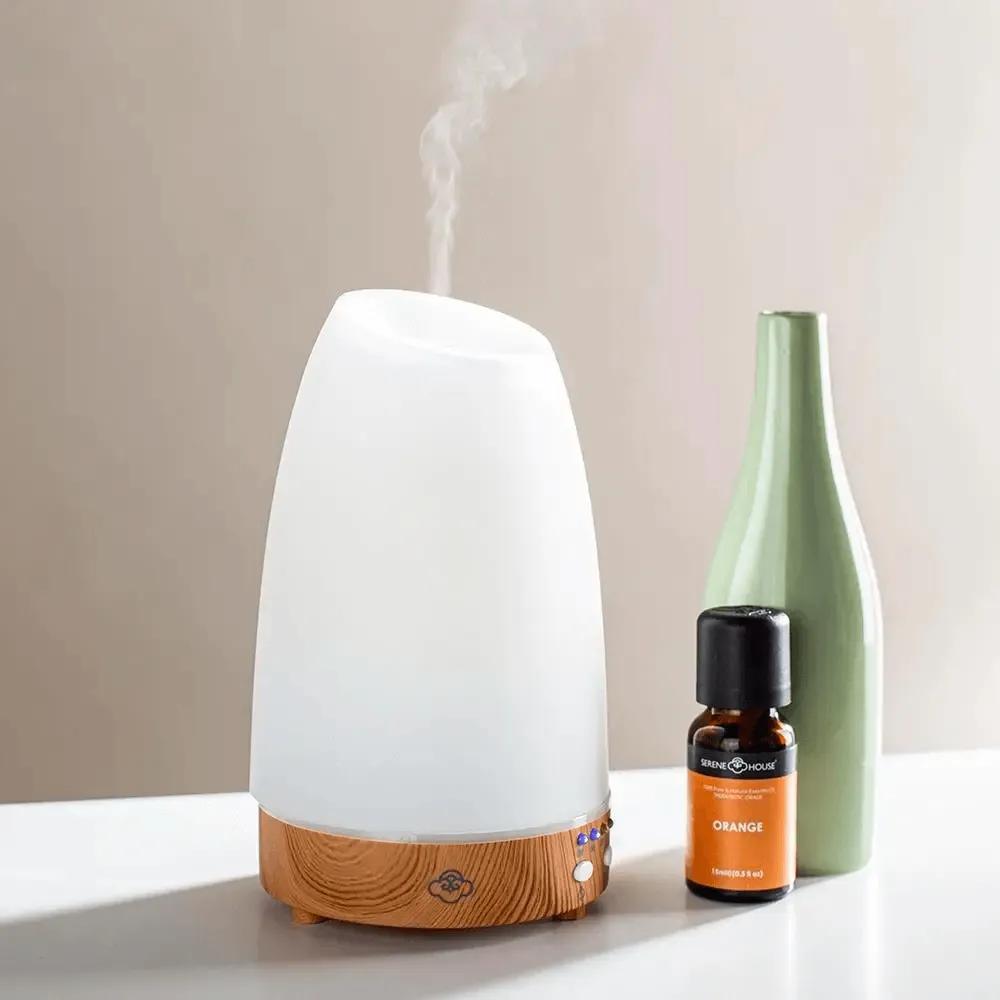 Glass Ultrasonic Aroma Diffuser with LED Lights - 90 ml - product view 4
