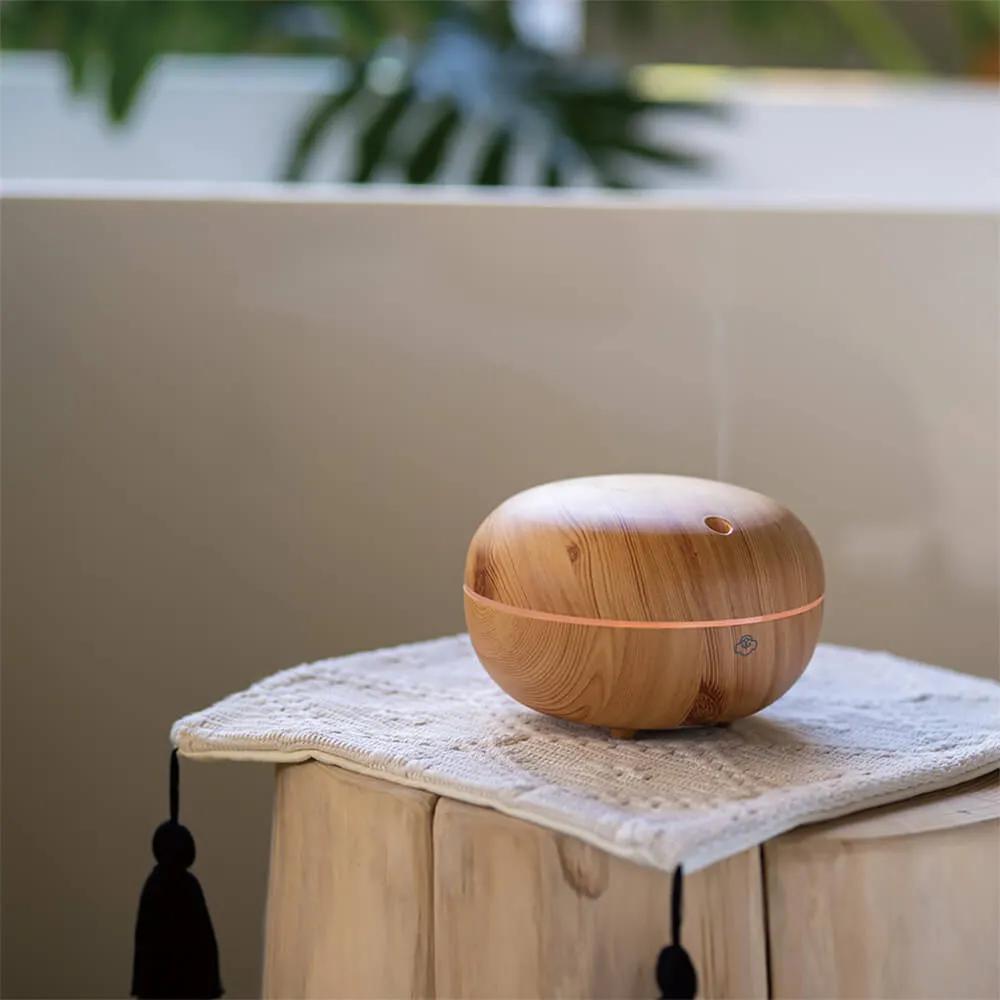 Faux Wood Ultrasonic Aroma Diffuser - 13 Hour Runtime - product view 4