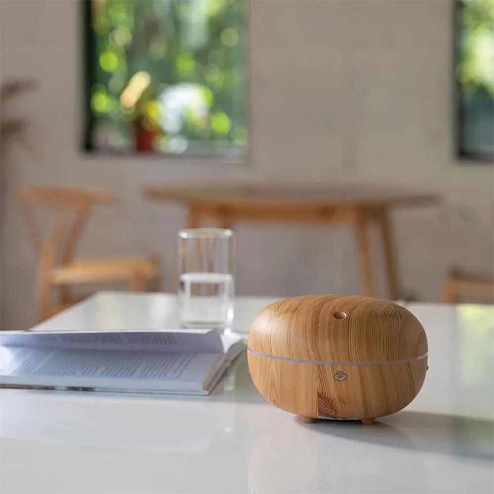 Faux Wood Ultrasonic Aroma Diffuser - 13 Hour Runtime - product view 7