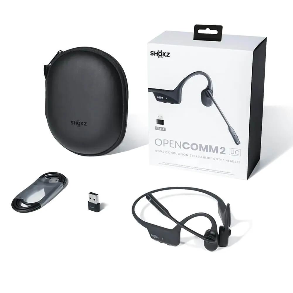 Shokz Open-Ear Headset with Boom Mic - 5.75 x 4.75 x 2.25 in - product view 3