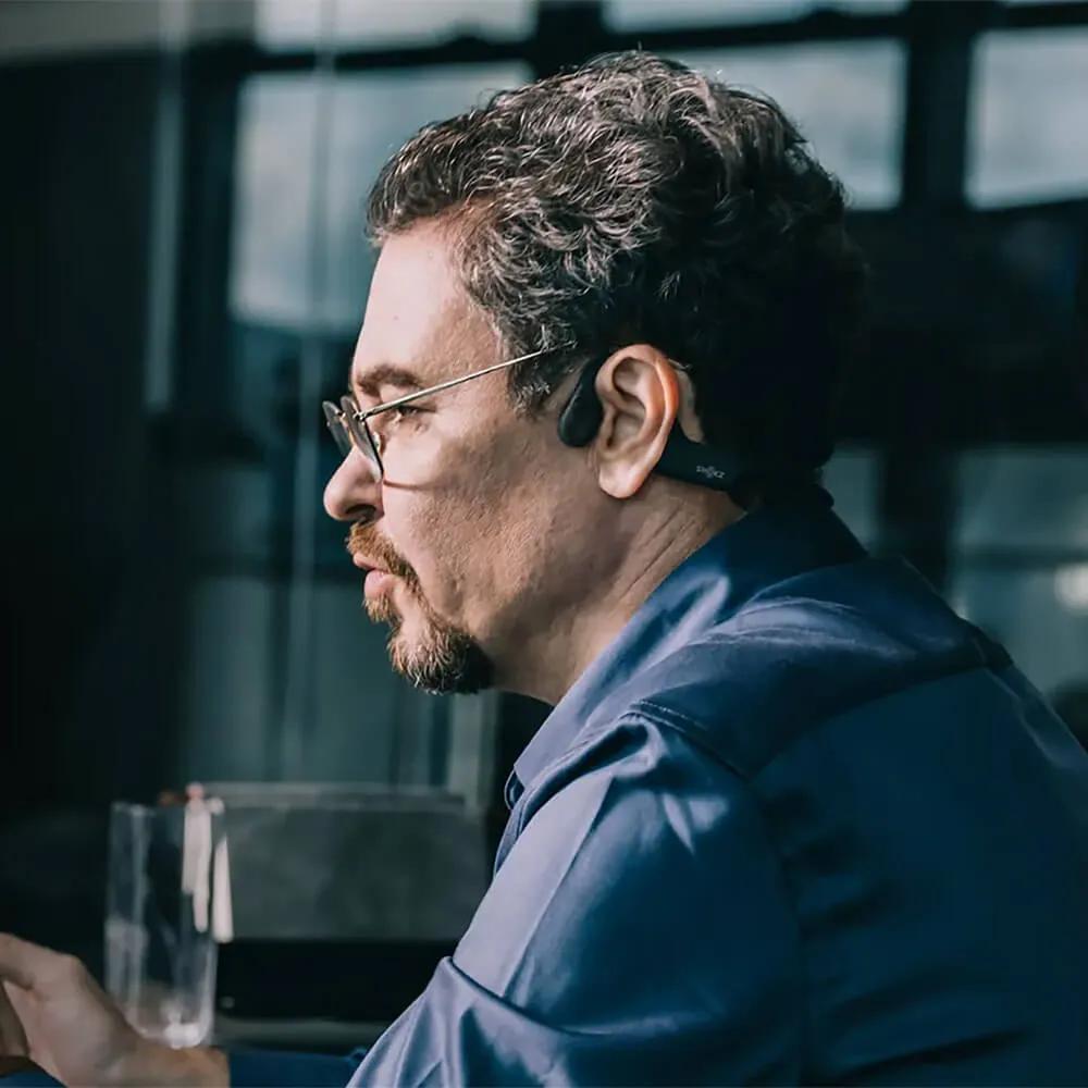 Shokz Open-Ear Headset with Boom Mic - 5.75 x 4.75 x 2.25 in - product view 9