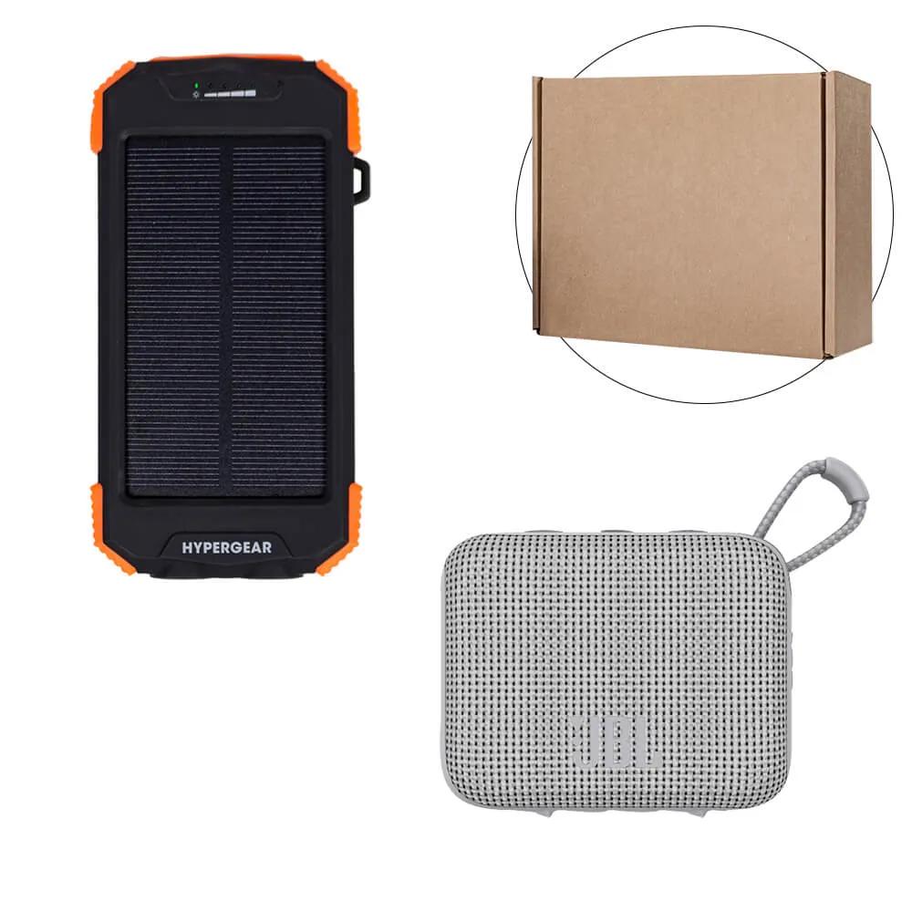 Solar Power Bank and Bluetooth Speaker Outdoor Set - product view 5