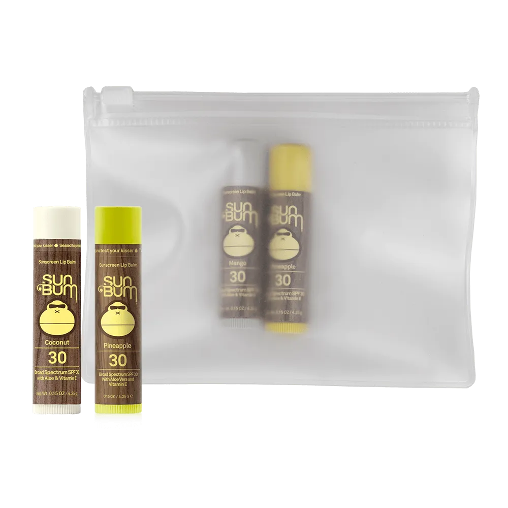 Lip Balm Kit SPF 30 Pineapple Coconut - 5.5 x 4.1 in - product view 6