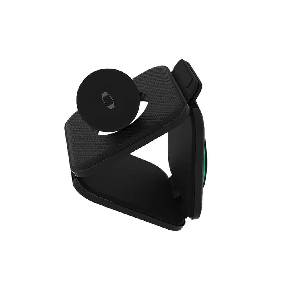 3-in-1 Magnetic Folding Wireless Charger with Stand - product view 2