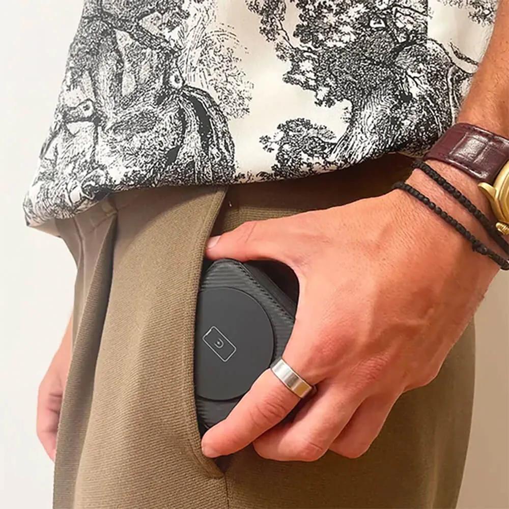 3-in-1 Magnetic Folding Wireless Charger with Stand - product view 8