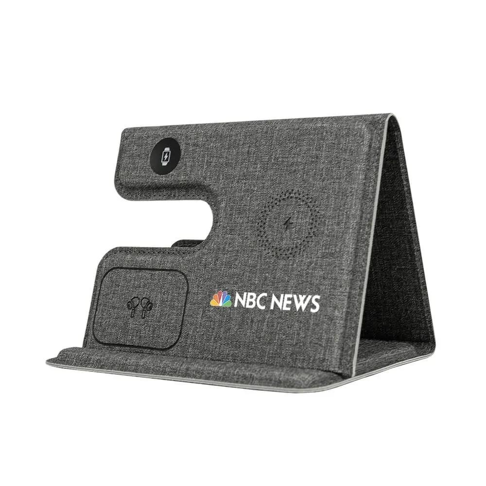 3-in-1 Foldable Wireless Charger 15W Fast Charging - product view 2