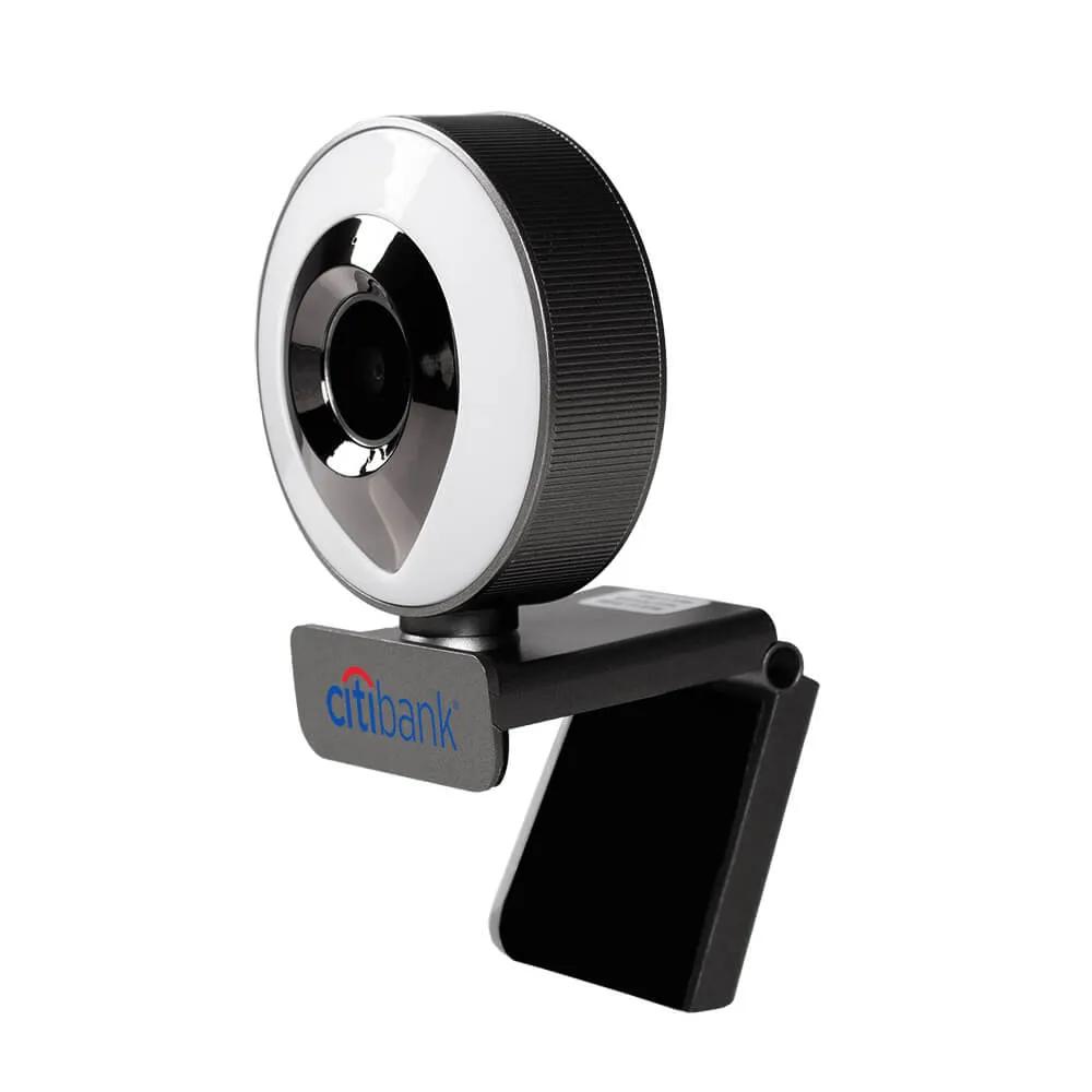 HD Webcam 1080P with LED Ring Light and Microphones - product view 2
