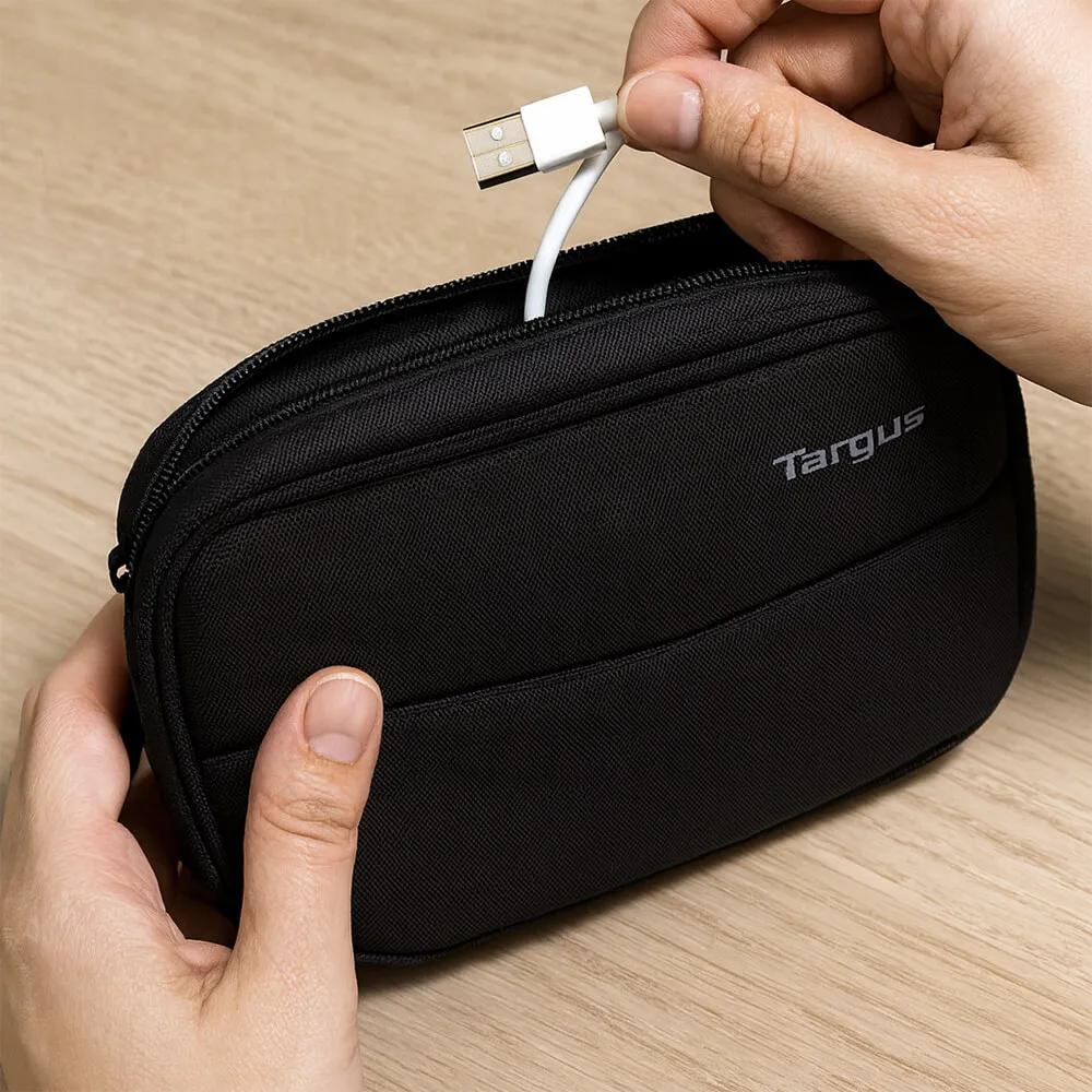 Tech Accessory Pouch Water Resistant Mesh Pockets - product view 4