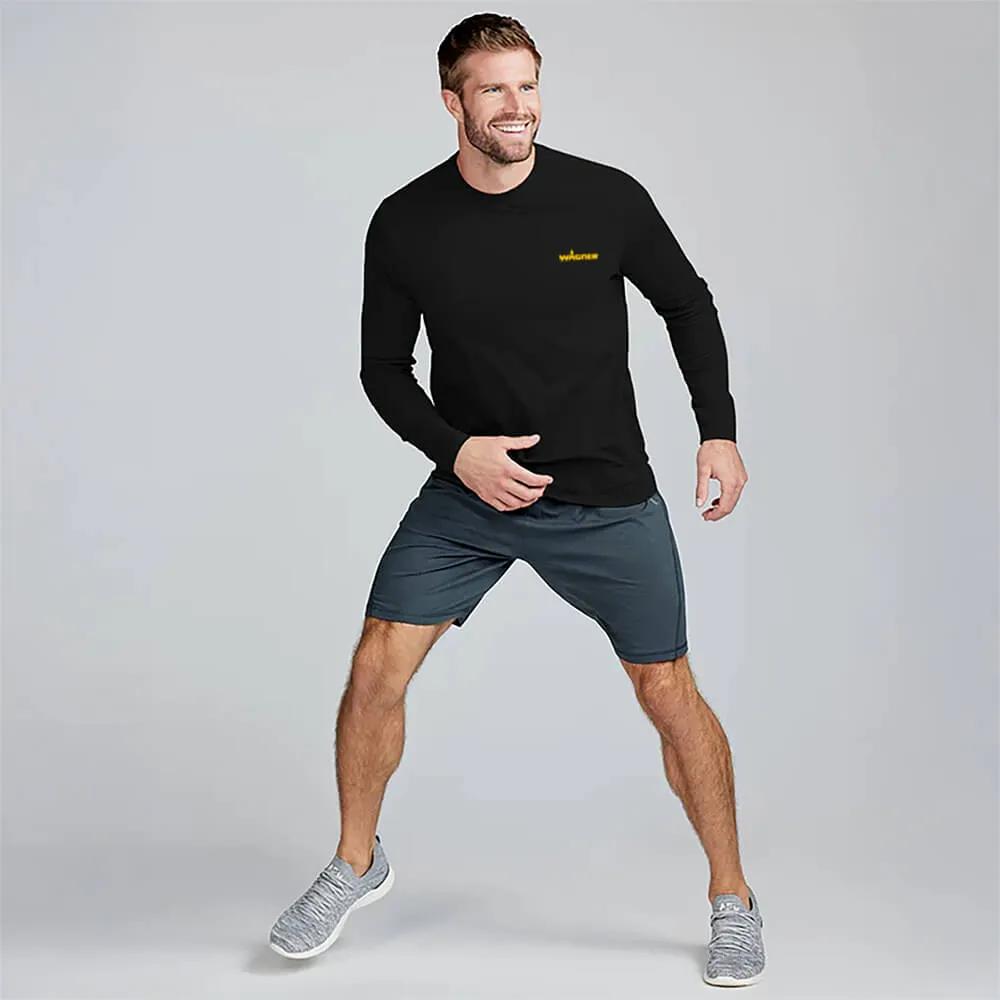 Long Sleeve T-Shirt Bamboo Performance Raglan - (Unisex) - product view 3