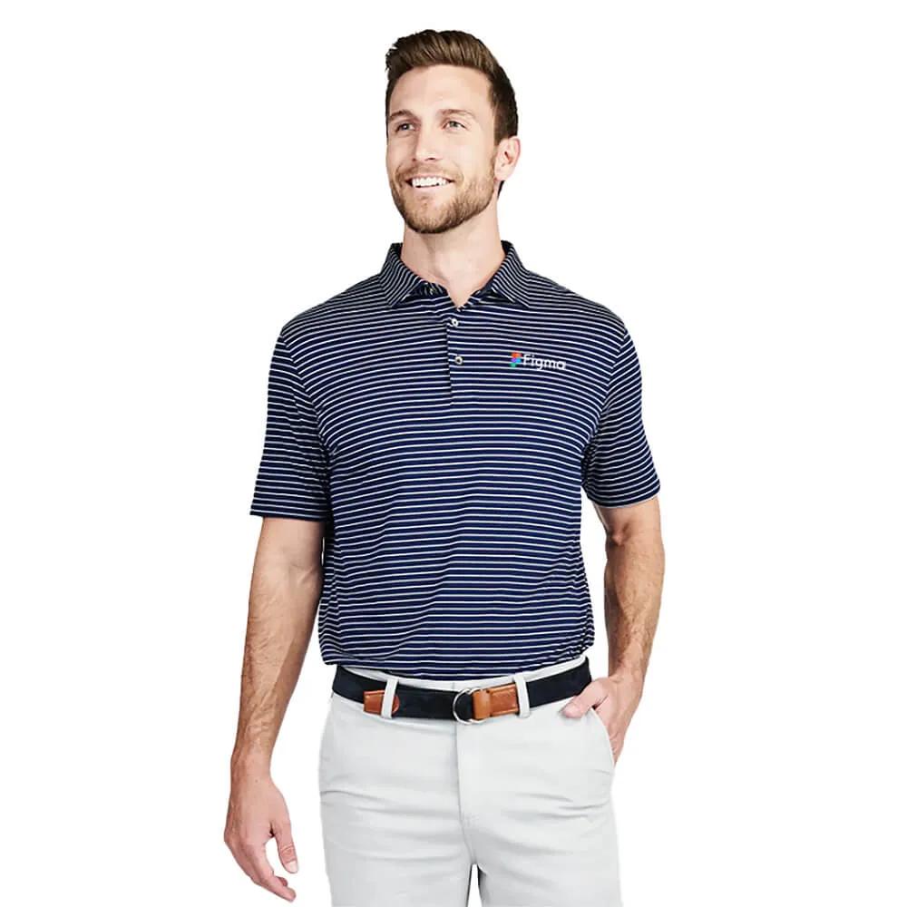 Polo Microspun Performance Brookline Stripe - (Unisex)