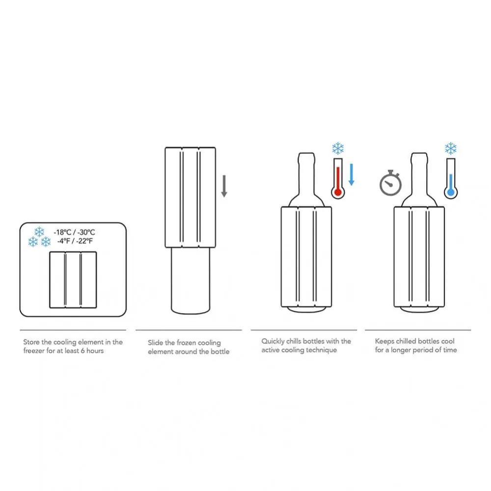 Wine Cooler Active Cooling Element Ice-Free - 8 in - product view 5