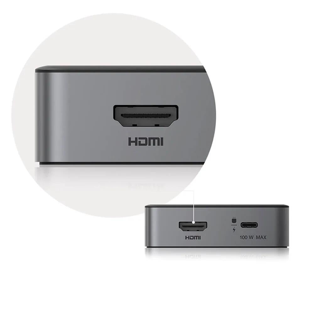 USB Hub 4-Port HDMI 4K Pass-Through Charging - product view 5