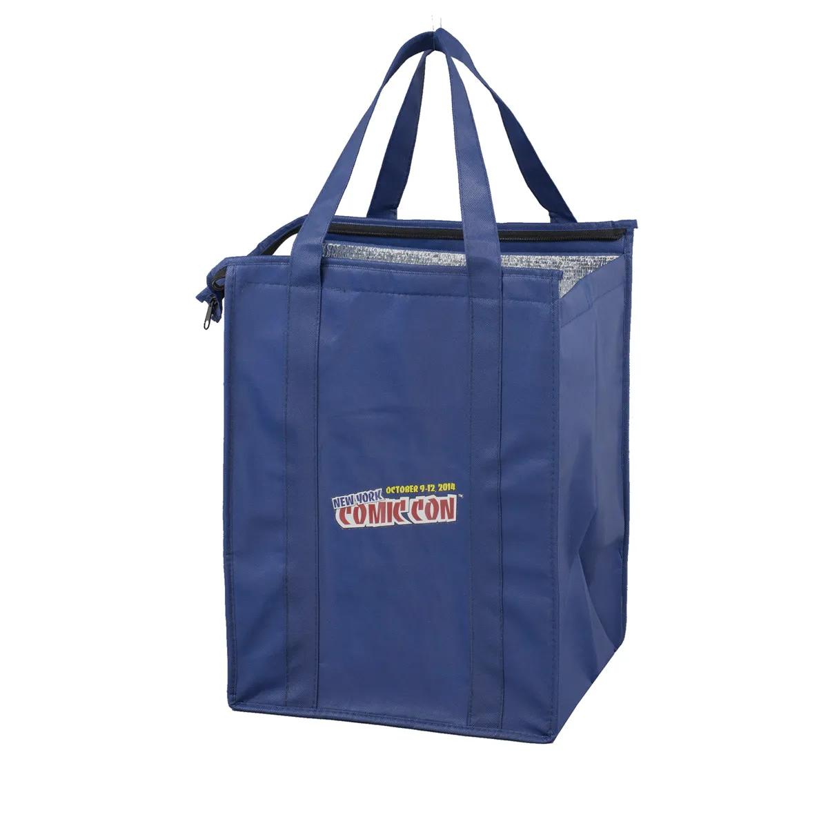 Insulated Cooler Tote Bag Large Zipper Front Pocket - 12 x 16 in - product view 19